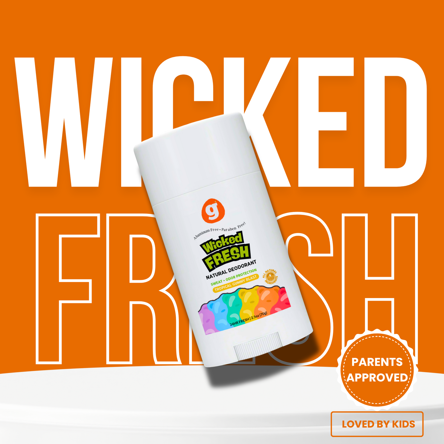 grownish Deodorant for boys ages 8 - 18 (Pack of 3 Combination) Citrus Sport - 2.5oz/unit