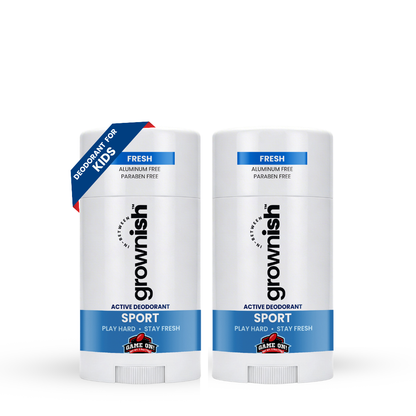 SPORT Deodorant for Boys ages 8up - Natural - Aluminum Free - Safe for Sensitive skin