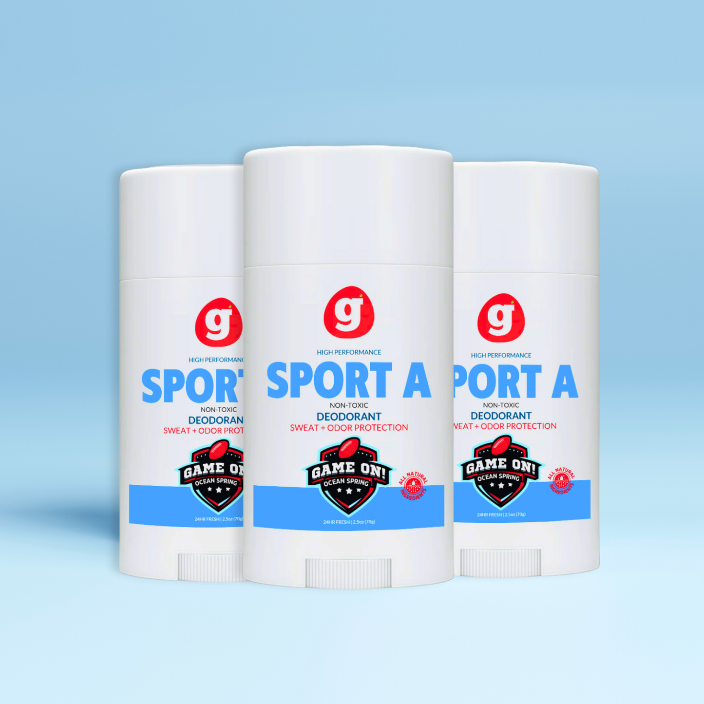 Grownish - SPORT A  Deodorant for Boys ages 8 up - Natural - Aluminum Free - Safe for Sensitive skin