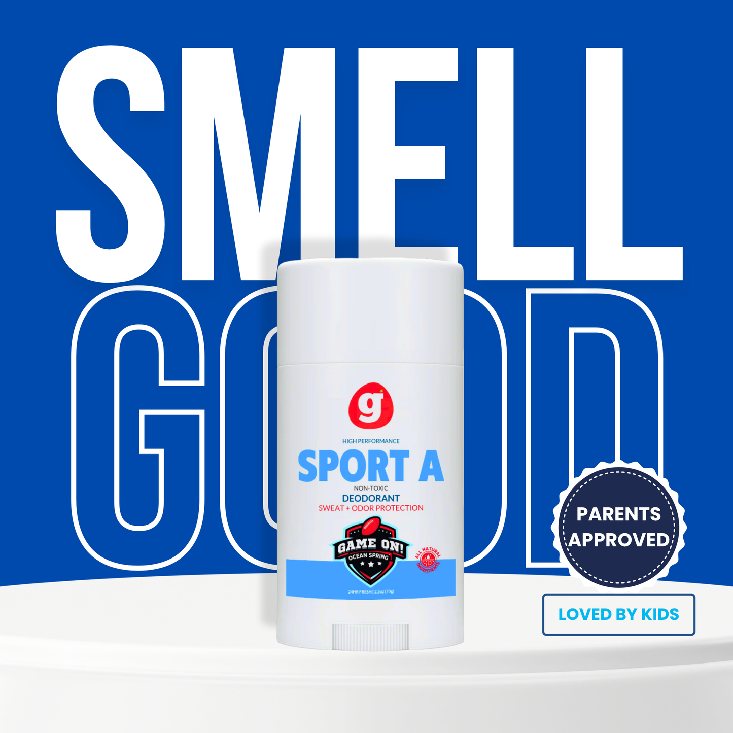 Grownish - SPORT A  Deodorant for Boys ages 8 up - Natural - Aluminum Free - Safe for Sensitive skin