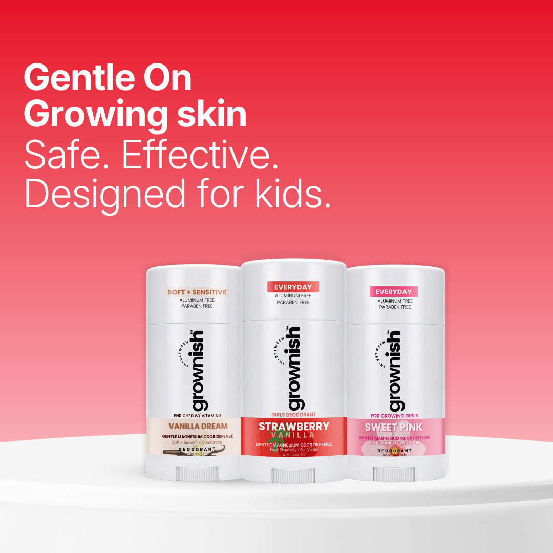 DEODORANT FOR GIRLS (starter kit ) –  Sweet Pink + Vanilla Dream + Strawberry Vanilla
