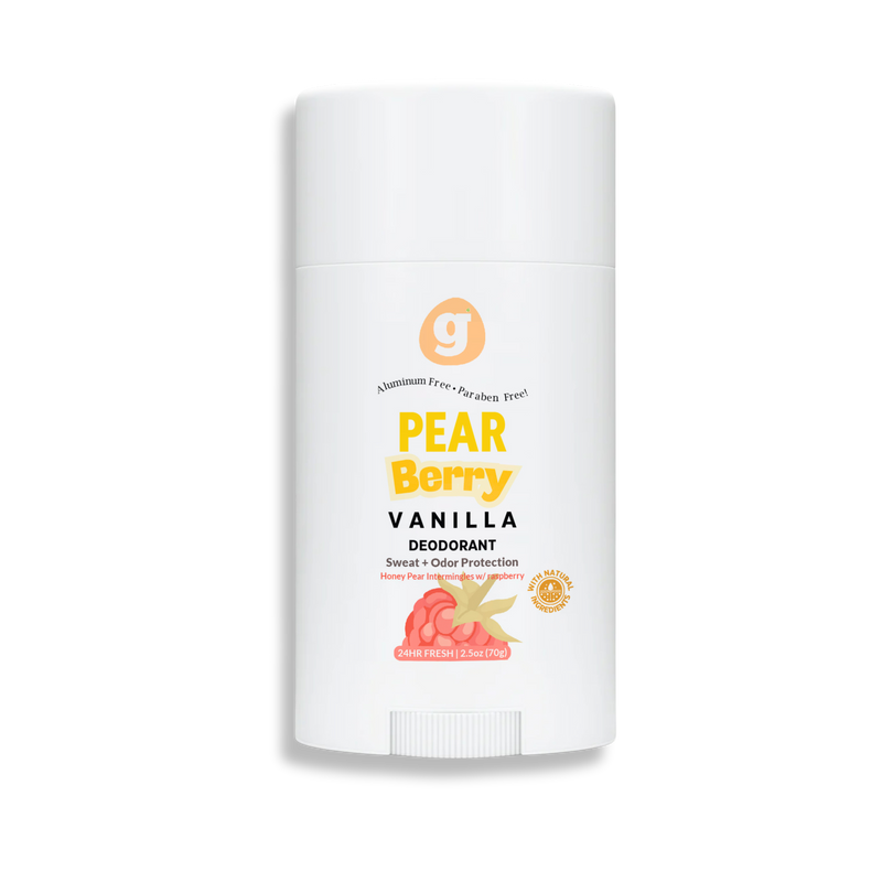 PEAR BERRY VANILLA - Deodorant for kids - SET OF 2 -  Aluminum Free - Paraben Free - 2.5oz