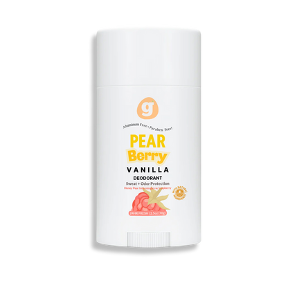 PEAR BERRY VANILLA - Deodorant for kids - SET OF 2 -  Aluminum Free - Paraben Free - 2.5oz