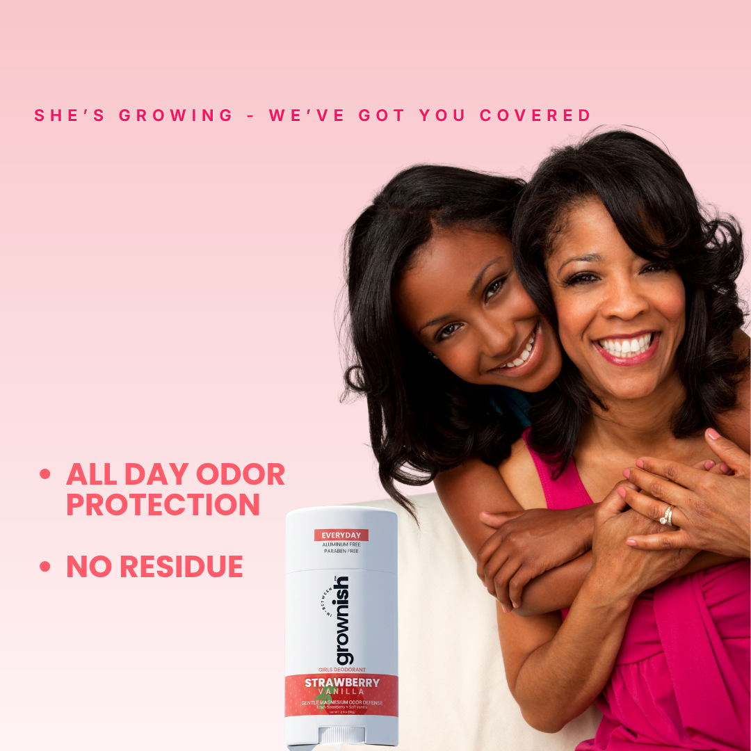 Strawberry Vanilla  Kids Deodorant for girls  |  Aluminum Free | Fresh Confidence 2.5oz