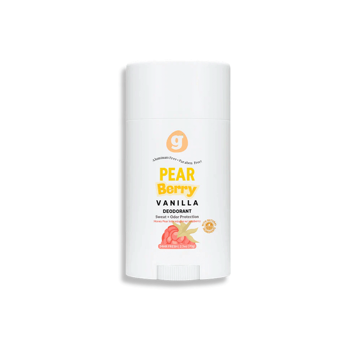 PEAR BERRY VANILLA - Deodorant for kids - SET OF 2 -  Aluminum Free - Paraben Free - 2.5oz