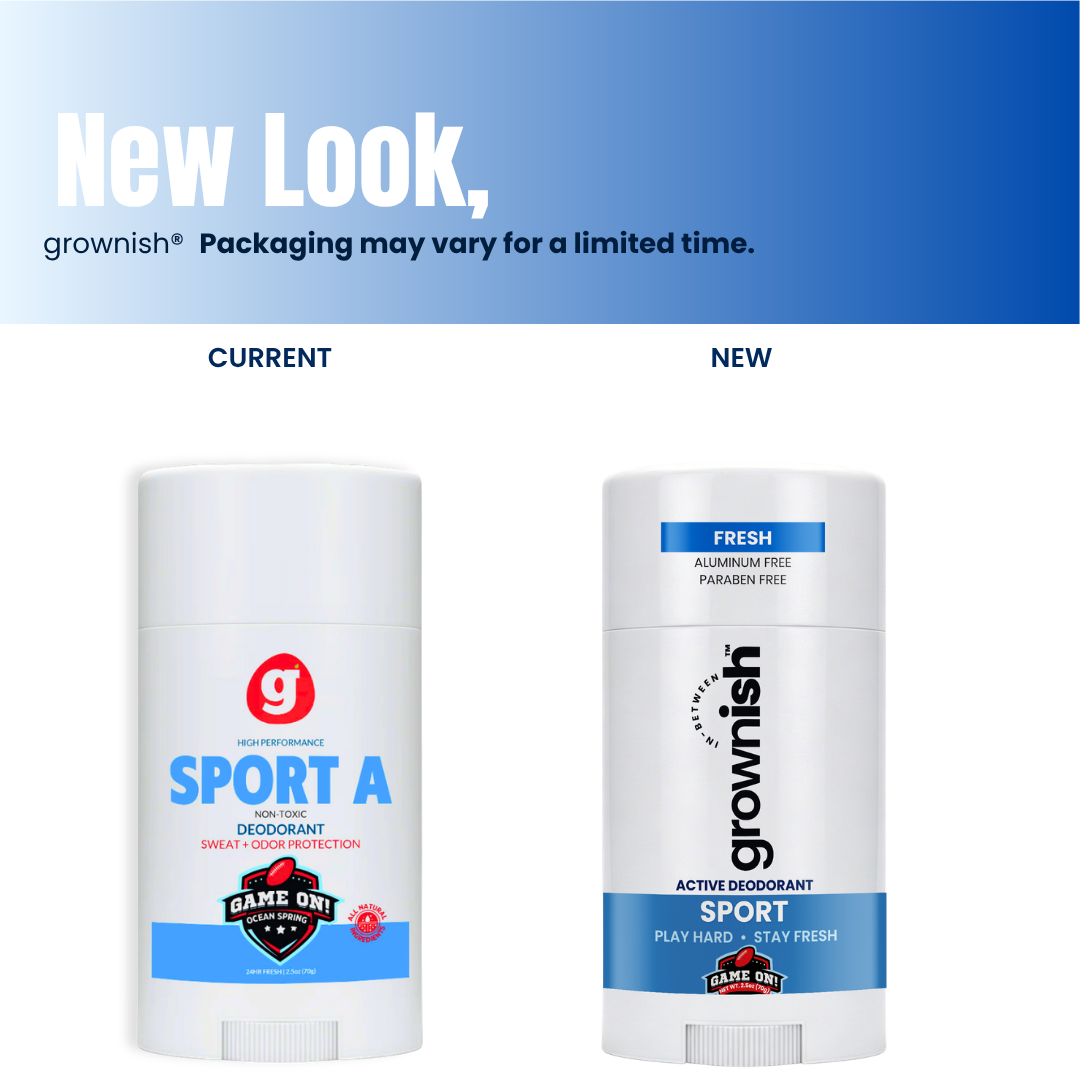 SPORT Deodorant for Boys ages 8up - Natural - Aluminum Free - Safe for Sensitive skin